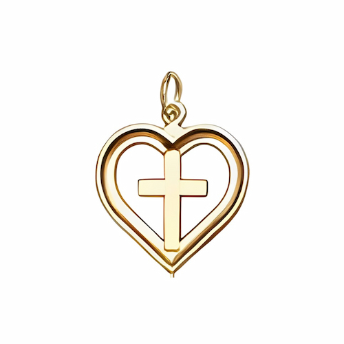 Cross with Heart