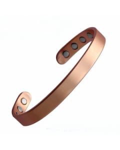 Plain Antique Brushed Finished Copper Bangle