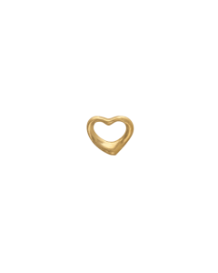 10K Yellow Gold Mini Floating Heart Pendant