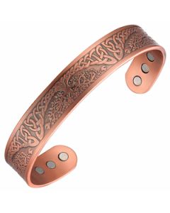 Tree Of Life Style Copper Bangle