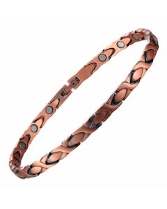 Dainty Evil Eye Style Pure Copper Anklet