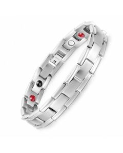 Classic Layered Brick Style Titanium Bracelet