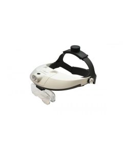 LED Illuminating Magnifier with Two Way Adjustable Headband