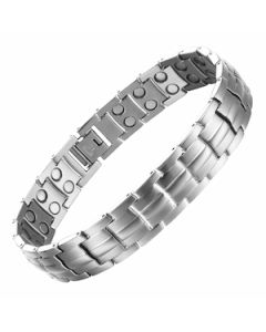 Smooth Brick Style Titanium Bracelet