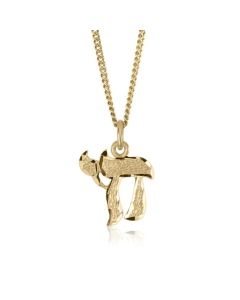 10K Yellow Gold Chai Charm