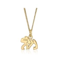 10K Yellow Gold "Mazel" Charm