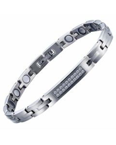 Stoned I.D. Style Titanium Bracelet