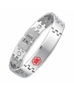 Medical Awareness I.D. Stainless Steel Bracelet