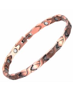 Evil Eye Pattern Copper Bracelet