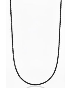 Black Plated Tube Wheat Stainless Steel Chain