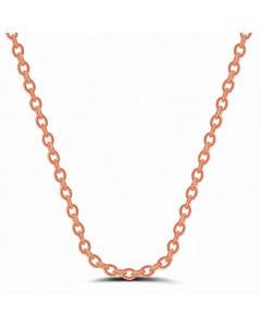 2.35mm Rose Plated Cable Stainless Steel Chain