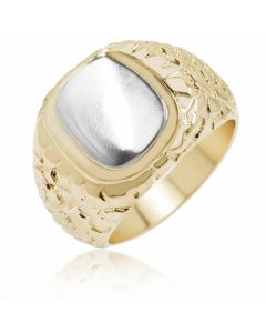 Signet Ring Nugget Shoulder