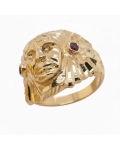 10K Yellow Gold Aboriginal Ring