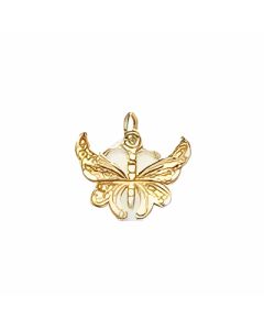 10K Yellow Gold Butterfly Charm