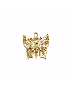 10K Yellow Gold Butterfly Charm