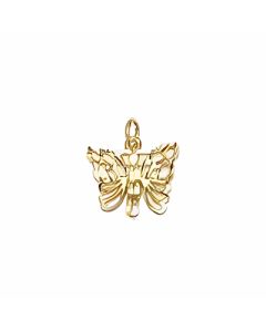 10K Yellow Gold Small Butterfly Charm