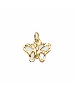 10K Yellow Gold Small Butterfly Charm