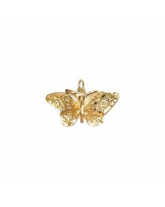 10K Yellow Gold Butterfly Charm