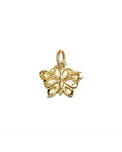 10K Yellow Gold Tiny Butterfly Charm