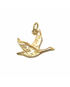 10K Yellow Gold Canadian Goose Charm