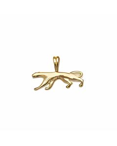 10K Yellow Gold Cougar Pendant