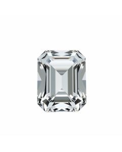 Standard Emerald Cut Clear Cubic Zirconia Stones