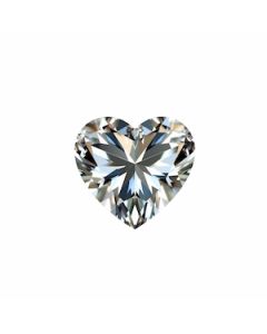 Standard Heart Clear Cubic Zirconia Stones