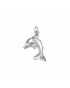 Silver Dolphin in the Air Charm