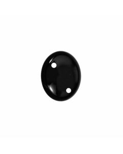 Oval Double Hole Onyx Stone