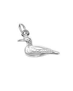 Silver 3D Loon Charm