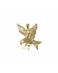 10K Yellow Gold Eagle Pendant