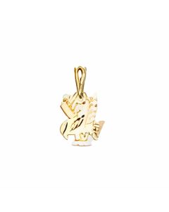 10K Yellow Gold Baby Eagle Pendant