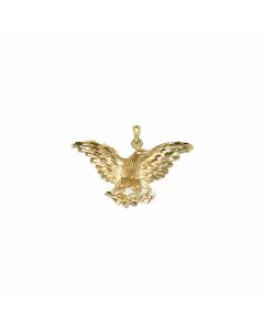 10K Yellow Gold Eagle Pendant