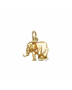 10K Yellow Gold Elephant Charm