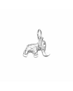 Silver Elephant Charm