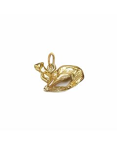 10K Yellow Gold 3D Ferret Charm