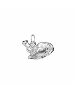 Silver 3D Ferret Charm