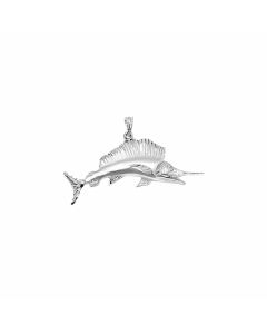 Silver Swordfish Pendant