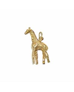 10K Yellow Gold Giraffe Charm
