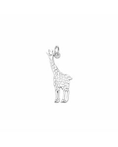 Silver Giraffe Charm