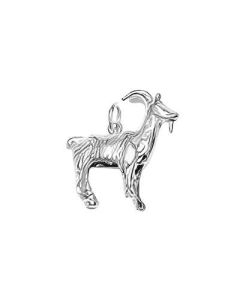 Silver 3D Billy Goat Pendant