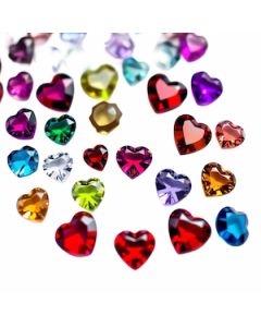 Heart Faceted Synthetic Stones