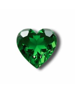  Lab Grown Emerald Heart Shape