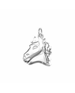 Silver Horse's Face Pendant