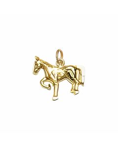 10K Yellow Gold Horse Charm