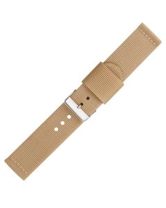 Olive Green Two Piece 20mm Nylon Watch Strap