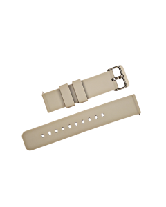 20mm Grey Plain Silicone Watch Band with Quick Release Pins