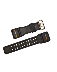 16x24x28mm Black Camp Style Mud Resisted TPU Silicone Watch Band