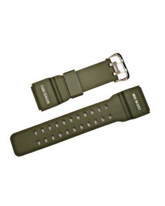 16x24x28mm Green Camp Style Mud Resisted TPU Silicone Watch Band