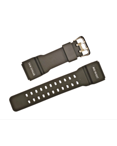 16x24x28mm Grey Camp Style Mud Resisted TPU Silicone Watch Band